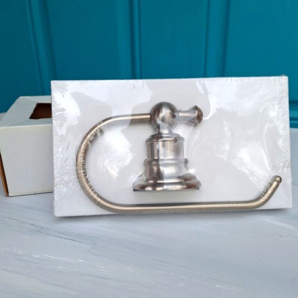 Glacier Bay Polished Nickel Toilet Paper Holder Brand New in Box nwt